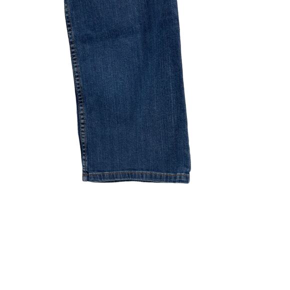 J.Jill Dark Wash Blue Stretch Denim Authentic Fit Boot Cut Jeans Women's Size 4 - Picture 3 of 9